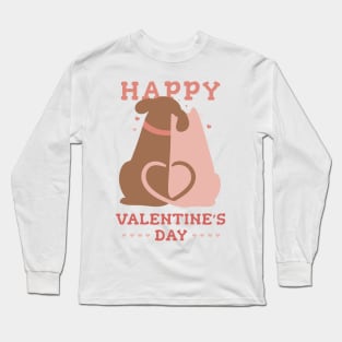 Happy Valentines Pets Long Sleeve T-Shirt